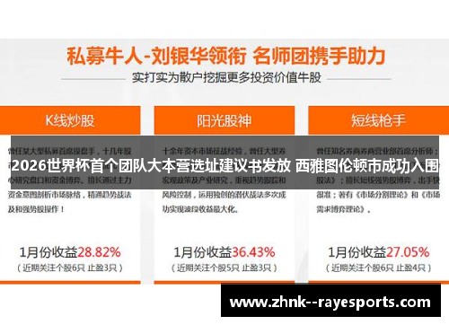 2026世界杯首个团队大本营选址建议书发放 西雅图伦顿市成功入围